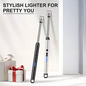 Electric Candle Lighter USB Rechargeable Lighter with LED Battery Display. - Picture 1 of 6