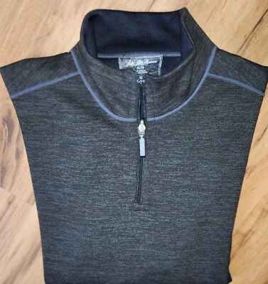 Mens Saks Fifth Avenue Reversible ¼ Zip SweatShirt Size XL/TG - Image 1 of 4