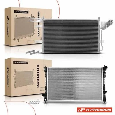 Radiador y condensador de aire acondicionado para Ford Taurus 10-12 Flex 2009 Lincoln MKS 2009-2012 Foto 1 de 4