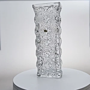 KOSTA BODA DAISY Rolf Sinnemark 9.5 inch VASE 1950s Swedish Crystal, - Picture 1 of 10