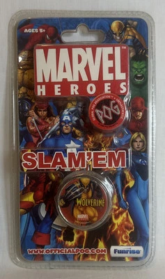 Винтажный 2006 MARVEL HERO РОСОМАХА POG SLAMMER запечатанный - Изображение 1 из 2