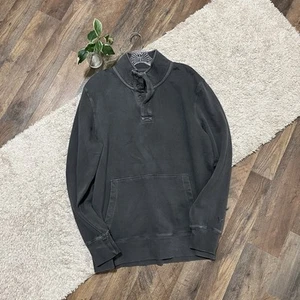 American Eagle Men's Size Large Gray Quarter Snap Super Soft Sweatshirt - Picture 1 of 5