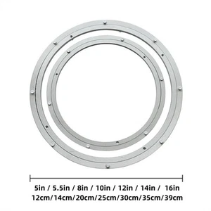 Rotating Bearing Turntable for Kitchen Dining Table Spice Rack and More - Picture 1 of 54