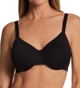 Le Mystere 6217 Seamless Comfort Unlined Underwire Bra black 38B NEW - Picture 1 of 1
