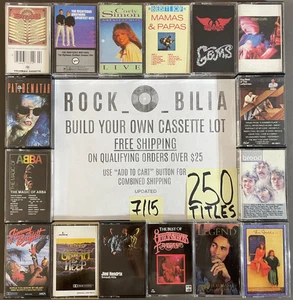ALL GREATEST HITS BUILD YOUR LOT CASSETTE TAPES BUY $25 GET FREE SHIPPING 80S ++ - Picture 1 of 451