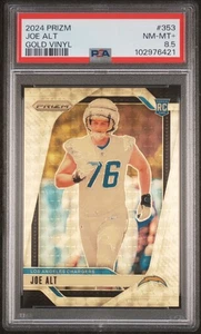 2024 Panini Prizm Joe Alt RC #353 Gold Vinyl Prizm #/5 PSA 8.5 Los Angeles - Picture 1 of 2