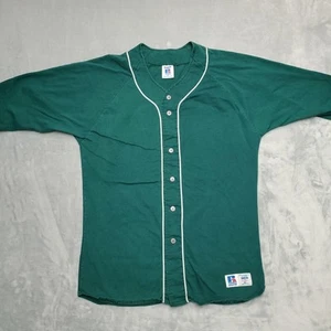 Vintage Russell Athletic Baseball Jersey Shirt Mens XL Button Up Made in USA - Picture 1 of 11