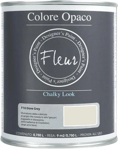 | Pittura Chalk Paint Opaca, 750 Ml, Senza Carteggiare, Multisuperficie, Colore  - Foto 1 di 12
