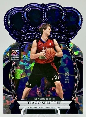 Corona púrpura divisor Panini Crown Royale Tiago 2024-25/25 Foto 1 de 2