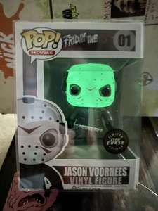 Funko Pop! Jason Voorhees #01 Glow GITD Chase (Green) Movies Friday the 13th - Picture 1 of 8