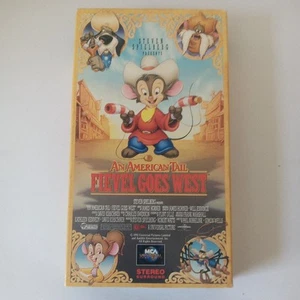 An American Tail: Fievel Goes West VHS Dom DeLuise, James Stewart, - Picture 1 of 3