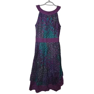 Chaudry KC Peacock Midi Maxi Dress Small - Picture 1 of 5