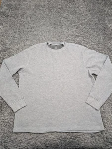 Members Mark Thermal Crew Shirt Mens Size XL Gray Cotton Blend - Picture 1 of 11