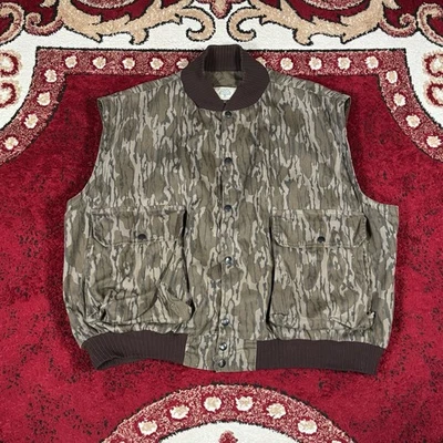 Chaleco Acolchado Vintage Años 80 Mossy Oak The Perfect Camuflaje Talla XXL Hecho en EE. UU. Foto 1 de 4