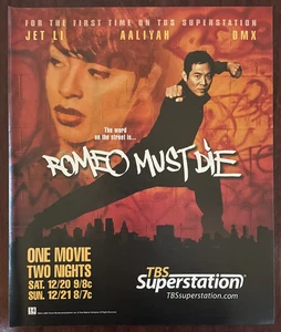 Pubblicità Stampa Rivista Romeo Must Die 2004 Jet Li TBS Superstation - Foto 1 di 1