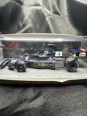 SPARK 1/43 SJ020 WILLIAMS FW05 Brazillian GP 1976 #21 Renzo Zorzi Boxed USA - Image 1 of 4