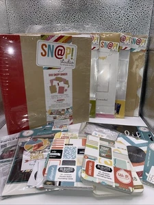 Simple Stories Sn@p! Binder 6"X8"-Red Plus All New Supplies - Picture 1 of 13