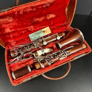 Clarinetto vintage 1950 Conn Pan American COCOBOLO ELICA legno FINITURA VIOLINO - Foto 1 di 20