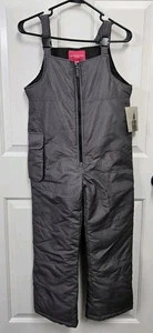 London Fog Jugend Schnee Ski Latzhose Hosenanzug grau Gr. M / 10-12 - Bild 1 von 4
