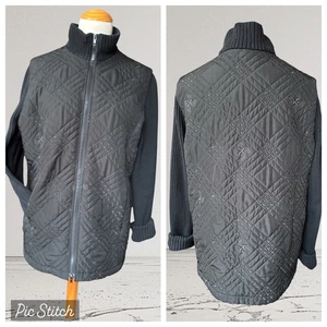 Steppjacke  Jacke Gr. 46/48 Ulla Popken schwarz - Bild 1 von 9