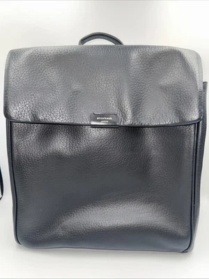 STORKSAK St. James Luxe Bolso de Pañales de Cuero Multi-bolsillo Unisex Bolso Negro Usado en Excelente Condición Foto 1 de 4