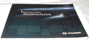 2012 HYUNDAI SONATA OWNER'S MANUAL IN GREAT CONDITION WITH FREE S/H CLEAN - Picture 1 of 3
