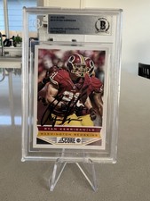 Ryan Kerrigan Signed BAS Beckett 2013 Score Card Slab Washington Redskins #219