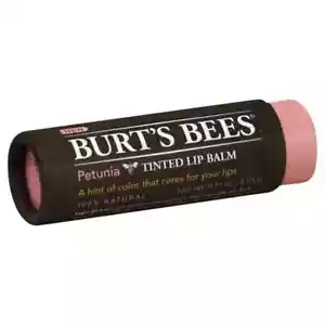 Burt's Bees Tinted Lip Balm "Petunia" 100% Natural 0.15oz (PACK OF 4) - Picture 1 of 2