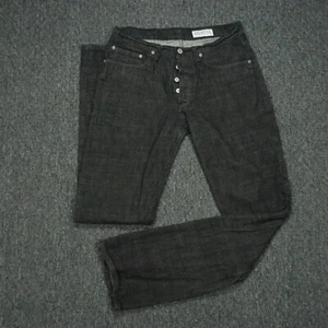Gustin Jeans Herren 32x34 schwarz Five Pocket California Straight Raw Selvedge - Bild 1 von 14