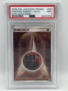 Fighting Energy 027/DPT-P 2009 Gym Challenge Japanese Promo - Graded PSA 9 Mint - Picture 1 of 5