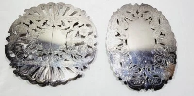 复古华莱士银盘 2 件套 #'s C7310 & 7332 — 第 1/4 张图片