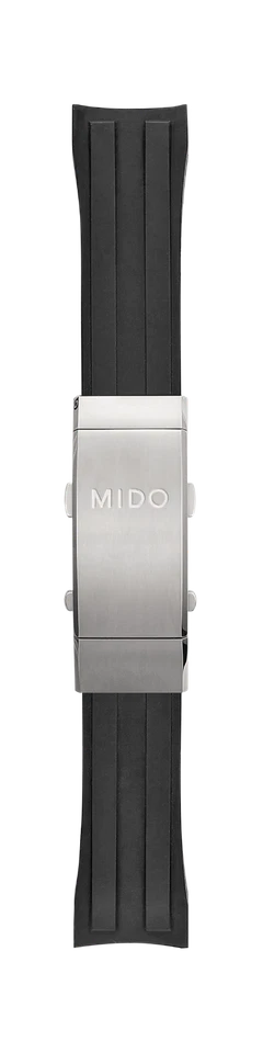 Оригинальный MIDO Ocean Star модель M026430A черный резиновый ремень группы с застежкой пряжки - Изображение 1 из 4