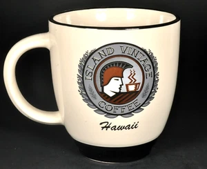 Artículos vintage para café y restaurante Island 12 oz. Taza de café curva Daga Hawaii - Imagen 1 de 4