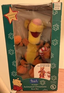 Vintage 1998 Santa's Best EZ Light Animated Ornament 11 inch Tigger Open Box - Bild 1 von 5