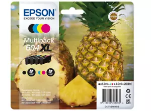 Epson 604XL Multipack Genuine Ink Cartridges Pineapple Series C13T10H64010 - Picture 1 of 1