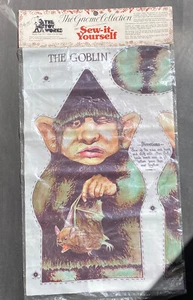 RARO 1979 Rien Poortvliet EL DUENDE Patrón de Costura Juguete Funciona Colección Gnomo - Imagen 1 de 10