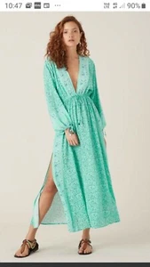 Tigerlily Nilla Silk Maxi Dress Size 12 - Picture 1 of 6