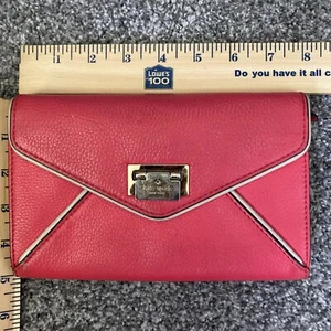 Kate Spade envelope , clutch wallet coral Pink leather. - Picture 1 of 5
