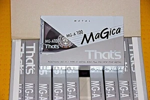 THAT'S MG-A 100 "MAGICA" 1993 TYPE IV BOX OF 10 CASSETTE TAPES (SEALED) - Picture 1 of 5