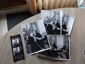 4 large silver photos MILLY MATHIS from March 1963 SA LAST PHOTO Pagnol - Picture 1 of 1