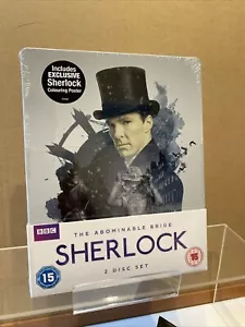 Sherlock The Abominable Bride HMV Blu Ray Steelbook Sealed Limited UK - Picture 1 of 4