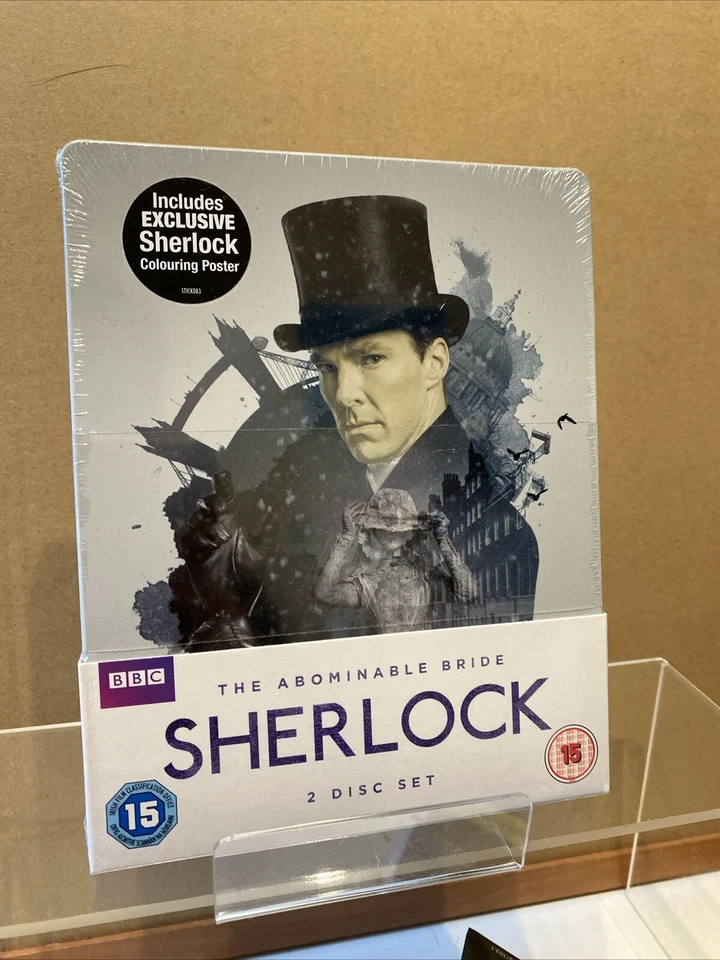 Sherlock The Abominable Bride HMV Blu Ray Steelbook Sealed Limited  UK - Image 1 of 4