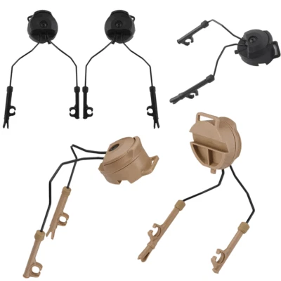 2x Auriculares tácticos militares Adaptador de riel ARC para casco FAST/ACH/MICH/Sordin Foto 1 de 4