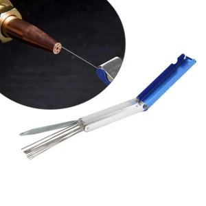 13 in 1 Welding Torch Nozzle Tip Cleaner Blue Metal Shell For Welder Soldering - Picture 1 of 11