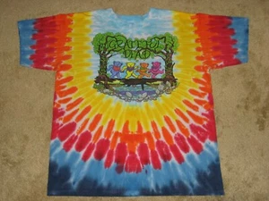 Camiseta Tie Dye Grateful Dead Wood Bears M, L, XL, 2XL, 3XL, 4XL - Imagen 1 de 2
