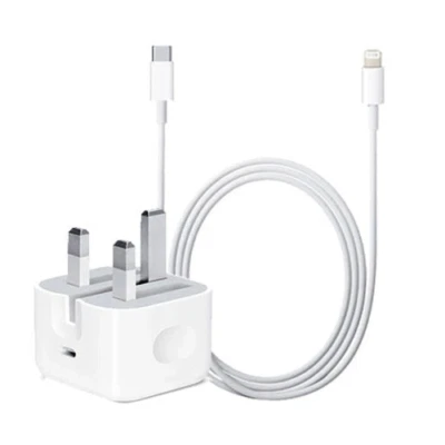 Genuine Apple iPad (8th generation) 20W Mains Charger With Cable - Image 1 of 2