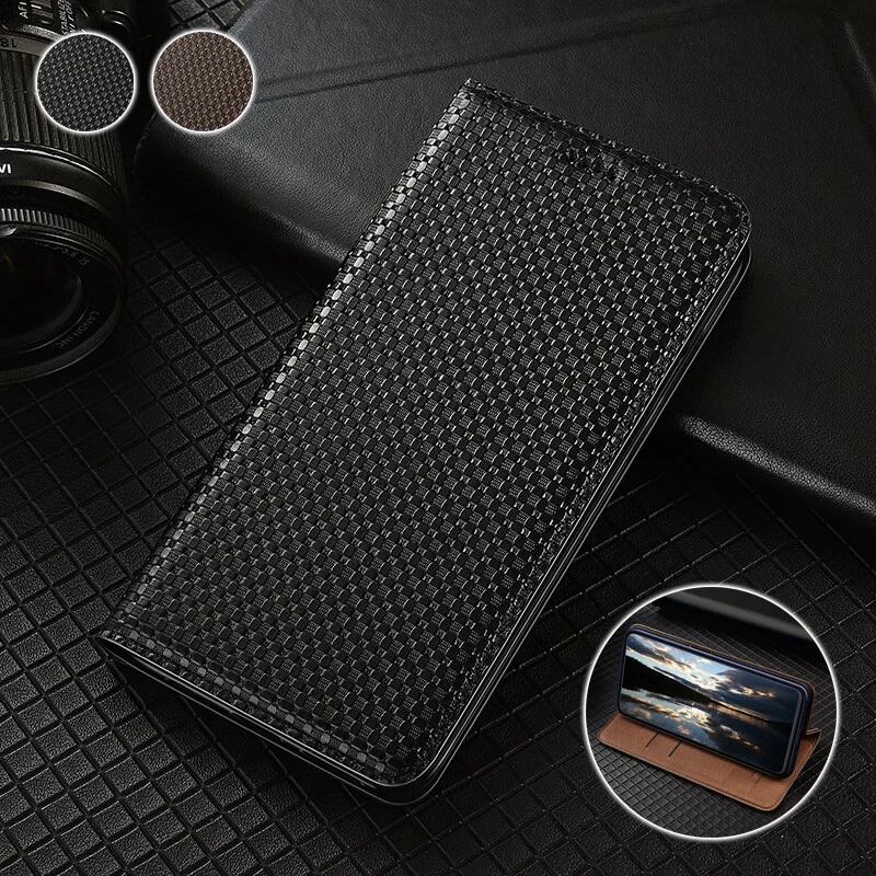 For OPPO Find X8 Pro X7 Ultra X6 Genuine Leather Magnetic Flip Wallet Book Case - Image 1 of 4