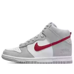 Nike Dunk High SE Athletic Club Light Smoke Grey Gym Red DH9750-001 GS 3.5Y / 5W - Picture 1 of 6