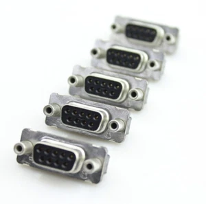 Qty 5 New AMP 5750678-1 PCB Mount 9 Pin Serial D Sub Female Straight - Picture 1 of 12