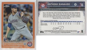 2015 Topps Chrome Orange Refractor /25 Anthony Ranaudo #15 Rookie RC